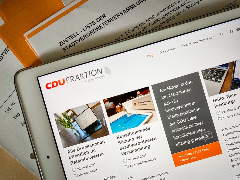 Read more about the article Die CDU-Fraktion bloggt!